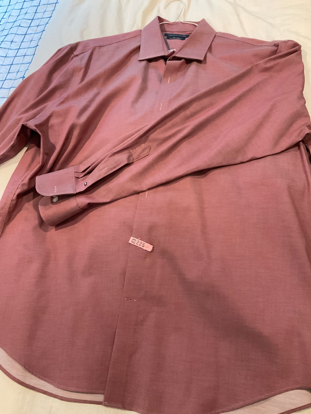 Tommy Hilfiger Dusty Red Button Down - Size 2XL Slim